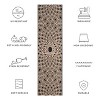 Courtyard CY6616 UV & Stain Resistant Non-Shedding Power Loomed Indoor/Outdoor Rugs - Safavieh - 3 of 4