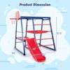 Costway 7-In-1 Kids Indoor Playground w/ Slide Climbing Net Crowling Ladder Rope Ladder - 2 of 4