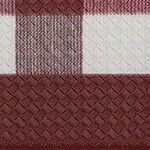 burgundy country plaid