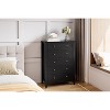Dresser for Bedroom with 6 Drawers, 31.5" Farmhouse Chest of Drawers Closet with Metal Handle, Wooden Dresser Organizer, for Bedroom, Living Room - 4 of 4