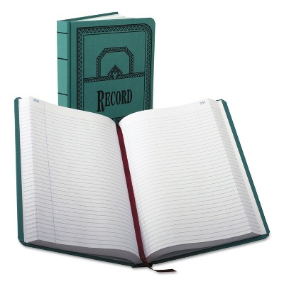 Boorum & Pease Record/Account Book Record Rule Blue 500 Pages 12 1/8 x 7 5/8 66500R