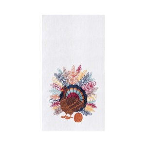 C&F Home Colorful Harvest Turkey Towel - 1 of 4