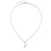 Adornia Silver Plated Mixed Stone Crystal Initial Necklace - 3 of 3