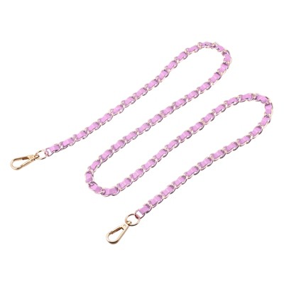 purple, gold tone