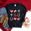 Simply Sage Market Women's Graphic Sweatshirt Cowgirl Valentine Chart - 3 of 4