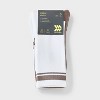 Men's Striped Tonal Varsity 3pk Crew Socks - All In Motion™ 6-12 - 2 of 3