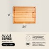 John Boos Au Jus Rectangular Wide Reversible Cutting/Carving Board with Juice Groove & Integrated Handles - 2 of 4