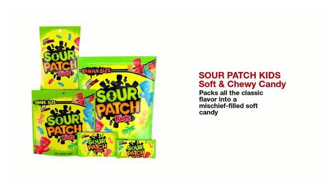 Sour Patch Kids Original Soft and Chewy Candy - 8oz Bag, 2 of 21, play video