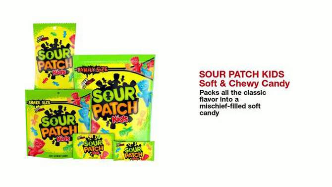 Sour Patch Kids Original Soft and Chewy Candy - 8oz Bag, 2 of 21, play video