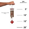Woodstock Chimes Encore® Collection, Chimes of Mars, 17'' Bronze Wind Chime DCB17 - image 4 of 4