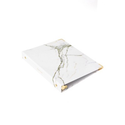 Russell+Hazel Marble Patent Mini Binder