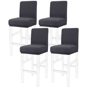 PiccoCasa Pub Counter Stool Cover Chair Seat Cover Stretch Washable Slipcovers Bar Stool Covers - 1 of 4