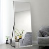 Bowen 65" x 22" Oversized Rectangle Aluminum Frame Wall-Mounted Full Length Mirrors-The Pop Home - 2 of 4