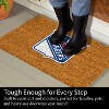 EvergreenNHLNew York Rangers Logo Natural Coir 28 x 16 Inches Indoor Outdoor Doormat - 4 of 4