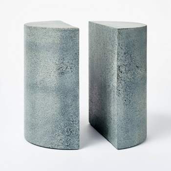 Set of 2 Soapstone Bookends Gray - Threshold™ designed with Studio McGee