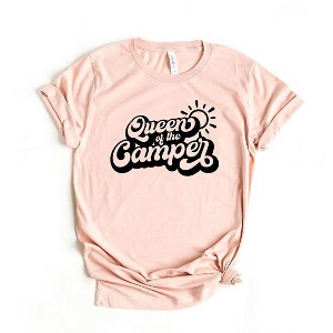 Simply Sage Market Women's Queen Of The Camper Retro Short Sleeve Graphic Tee - 1 of 3