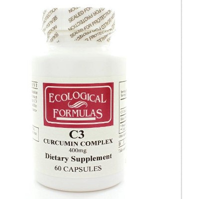 Ecological Formulas, C3 Curcumin Complex 400 mg 60 Capsules