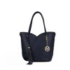 MKF Collection Imogene Two-tone Whip Stitches Vegan Leather Women’s Shoulder bag with Wallet by Mia K - 2 of 4