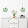 7.25" Nellie Retro Globe Shade Pendant Light Green - River of Goods: Brushed Gold-Finish, Adjustable Height - 4 of 4