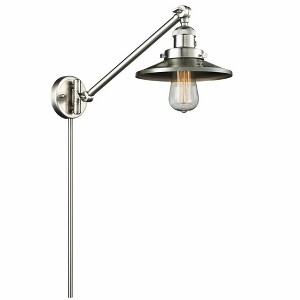 Railroad - 1 Light Swing Arm Wall Sconce In Traditional Style-25 Inches Tall and 8 Inches Wide - 1 of 1