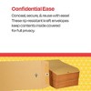 School Smart Kraft Envelopes with Clasp, 6-1/2 x 9-1/2 Inches, Pack of 100 - 4 of 4