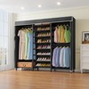 VIPEK S3C Heavy Duty Portable Closet with Adjustable Shoe Rack Wire Shelf, Custom Black Rack with Cover - image 3 of 4