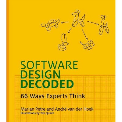  Software Design Decoded - (Mit Press) Annotated by  Marian Petre & Andre Van Der Hoek (Hardcover) 