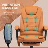 7-Point Vibrating Massage Office Chair High Back Massaging Office Desk Chair with Lumbar Support, Footrest - 4 of 4