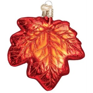 Old World Christmas Blown Glass Ornament for Christmas Tree, Snow-Capped Silver Snowy Cone - 1 of 4