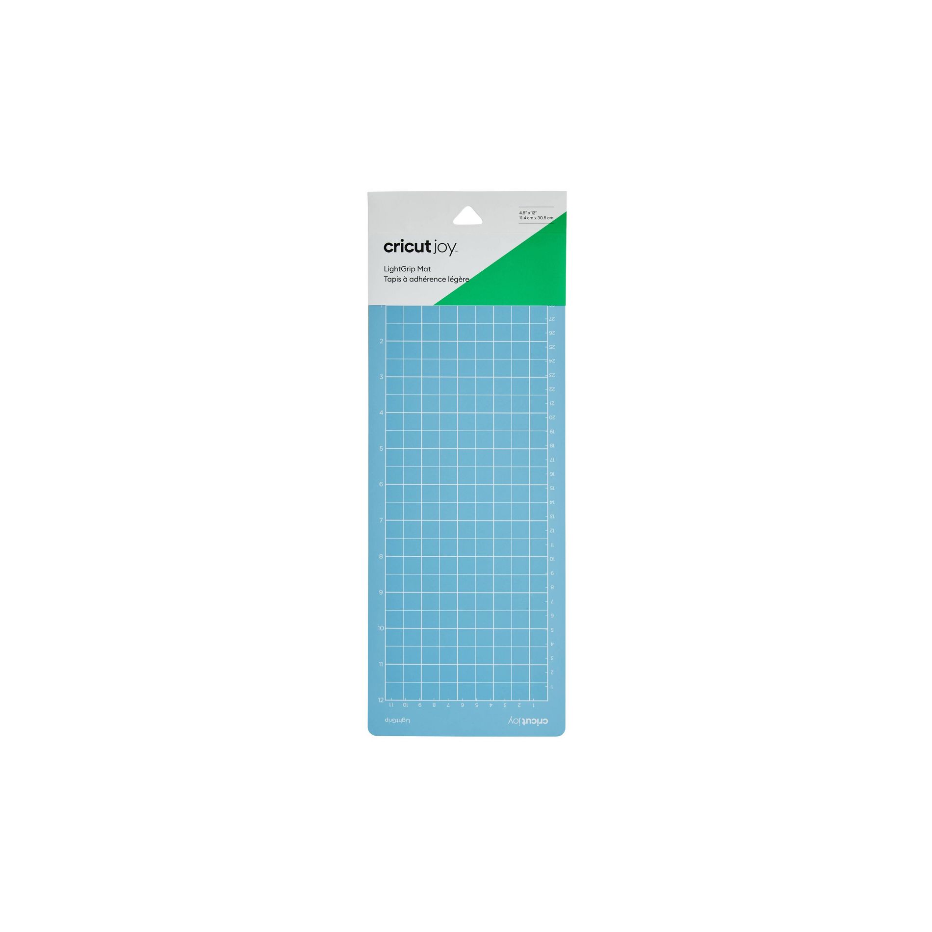 Cricut Joy 12"x4.5" LightGrip Mat: Craft Cutting Board, Blue, Plastic, 12" Length, 4.5" Width
