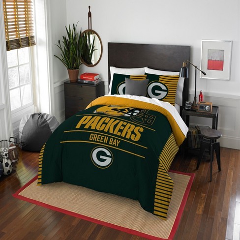 Nfl Green Bay Packers Northwest Draft Full Queen Comforter Set