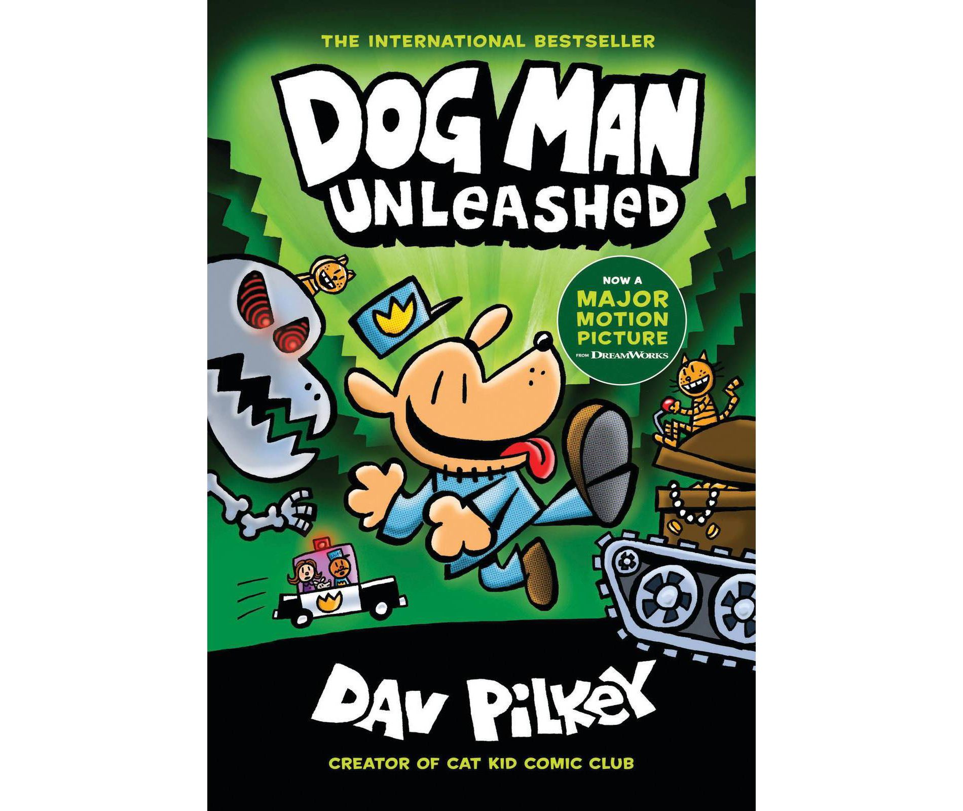 Dog Man: Unleashed (Dog Man #2) - by Dav Pilkey (Foil Cover)