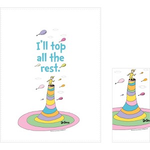 Oh The Places You'll Go "I'll Top All the Rest" Dish Towels - 1 of 1