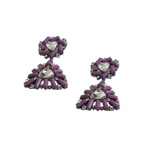 SOHI Women's Geometric Drop Earrings - 1 of 4