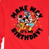 Boys' - Disney - Make Way It's My Birthday Long Sleeve Graphic T-Shirt - 2 of 4