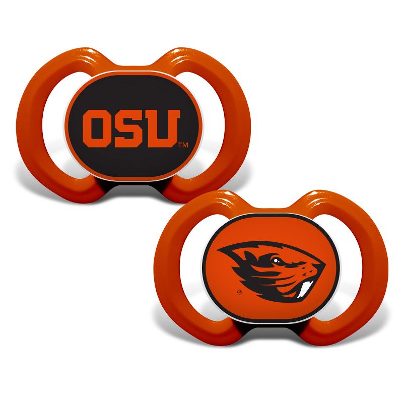 BabyFanatic Officially Licensed Unisex Pacifier 2-Pack - NCAA Oregon State Beavers, 2 of 7