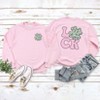Simply Sage Market Women's Graphic Sweatshirt Luck With Shamrock Front and Back - 2 of 4