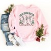 Simply Sage Market Women's Graphic Sweatshirt Dead Inside Christmas Skeletons - 3 of 3