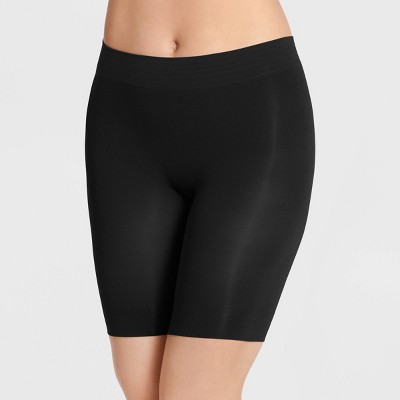 Jockey Women's Shapewear Slimmers Seamfree Short, black, XL at   Women's Clothing store