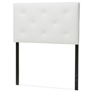 Twin Baltimore Modern And Contemporary Faux Leather Upholstered Headboard - Baxton Studio - 1 of 4