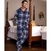 Alexander Del Rossa Men's Hooded Footed Adult Onesie Pajamas, Plush Winter PJs with Hood - image 4 of 4