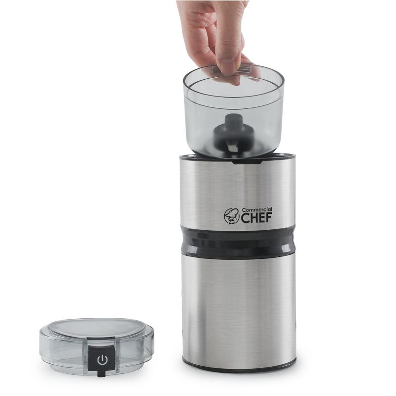 Electric Coffee Grinder - Stainless Steel Blades Grinder for Coffee Bean, Seed ,Nut ,Spice Herb Pepper, 4 of 8