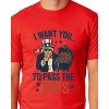 Uncle Sam T-Shirt Men's I Want You To Pass The Ribs Patriotic Tee - 4 of 4