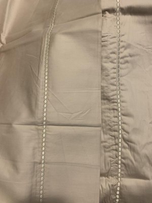 Home Boutique Aria Dots Cotton Sheet Set Neutral 6pc Queen : Target