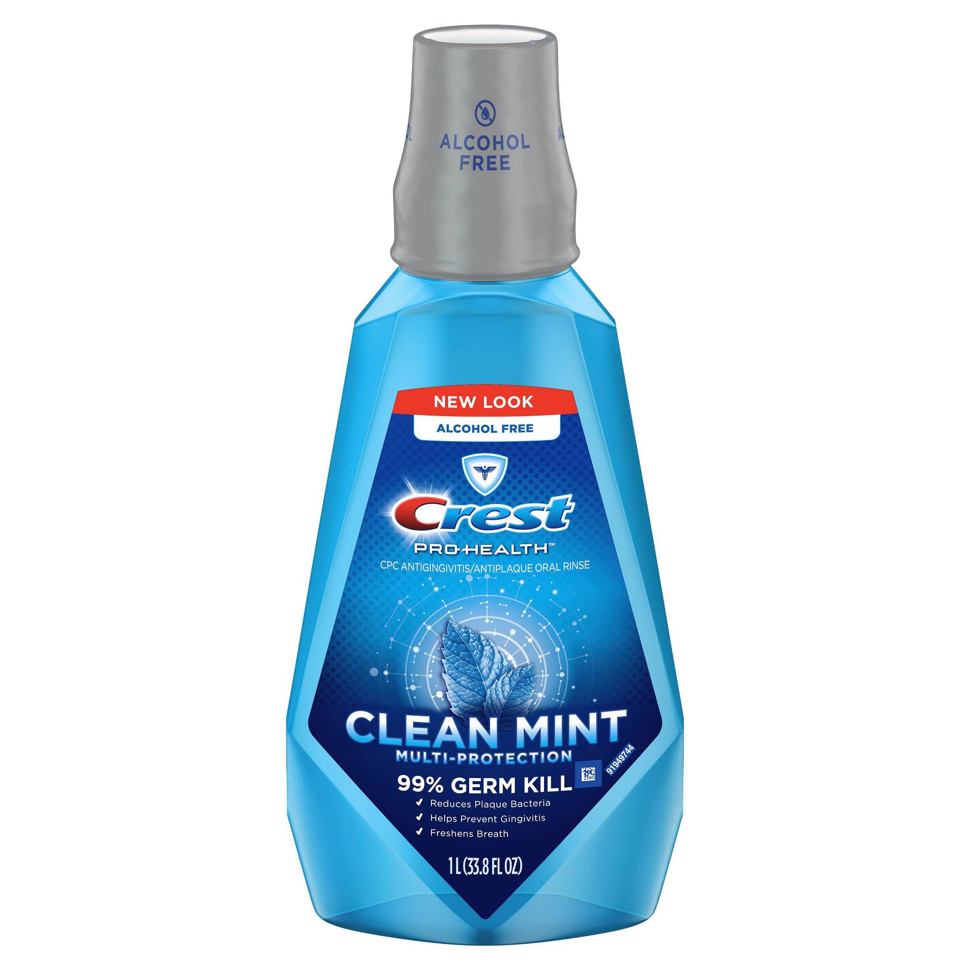 Crest Pro-Health Multi-Protection Alcohol-Free Mouthwash - Clean Mint