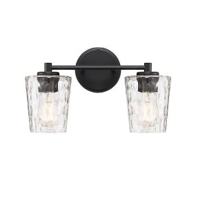Savoy House Ballas 2 - Light Vanity in  Matte Black - 1 of 4