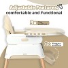 JOYMOR 5 in 1 Baby High Chair for Baby and Toddlers, Portable Highchair Fold Compact,Baby Feeding Chair Booster with Detachable Tray, 5 Point Harness - 3 of 4