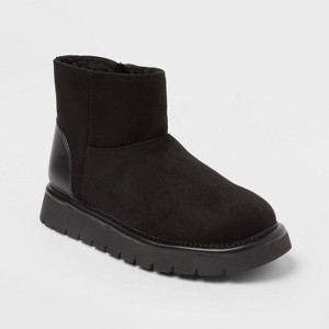 Girls' Honor Faux Suede Style Boots - Cat & Jack™ - 1 of 4