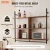 Munora Industrial Pipe Shelf 3 Tier 41.5x9.84in Wall-Mount for Kitchen Bedroom - 2 of 4