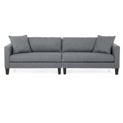 NicBex 101 Inch Morden 3-Seater Sofa Couch with Wood Legs for Living Room,Office,Apartment
